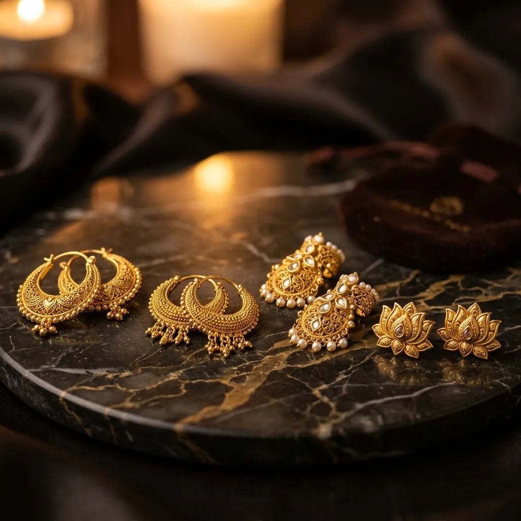 Earrings & Bali - Hallmark Gold Jewellery & Bullion in Beed