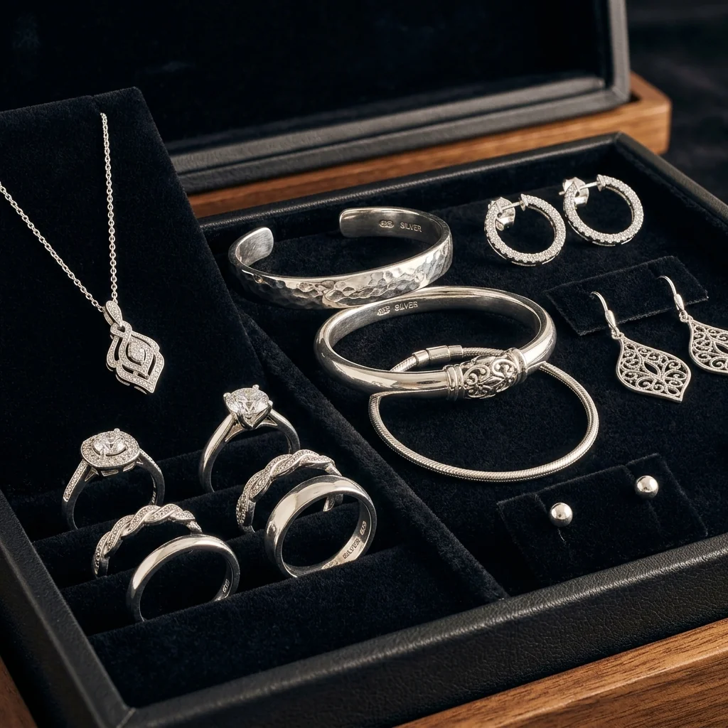 925 Silver Chains & Necklaces - Hallmark Gold Jewellery in Beed